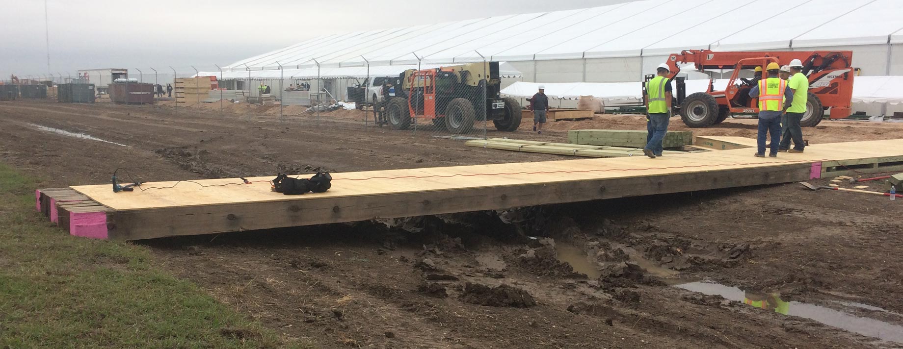 Custom Wooden Bridge for Event