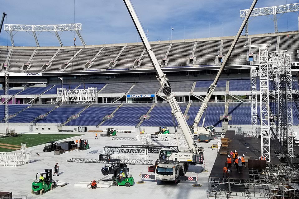 Temporary Stadium Flooring