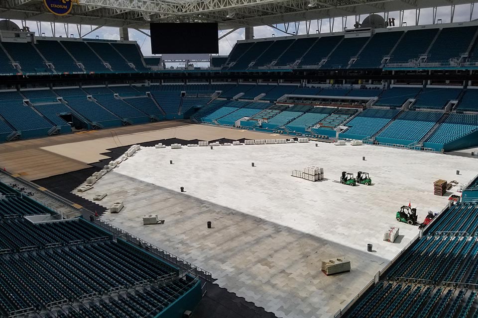 Temporary Stadium Flooring